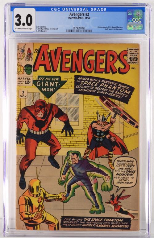 Marvel Comics Avengers #2 CGC 3.0 (1 of 2)
