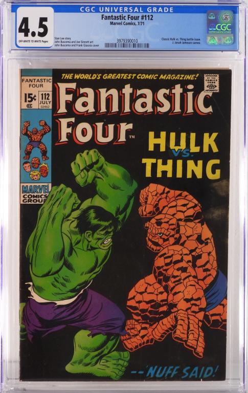 Marvel Comics Fantastic Four #112 CGC 4.5 (1 of 2)
