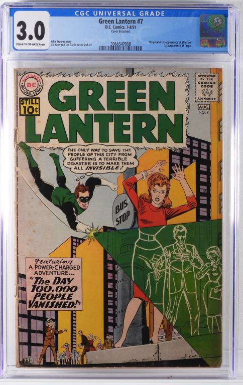 DC Comics Green Lantern #7 CGC 3.0 (1 of 2)
