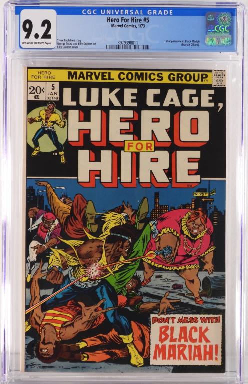 Marvel Comics Hero For Hire #5 CGC 9.2 (1 of 2)