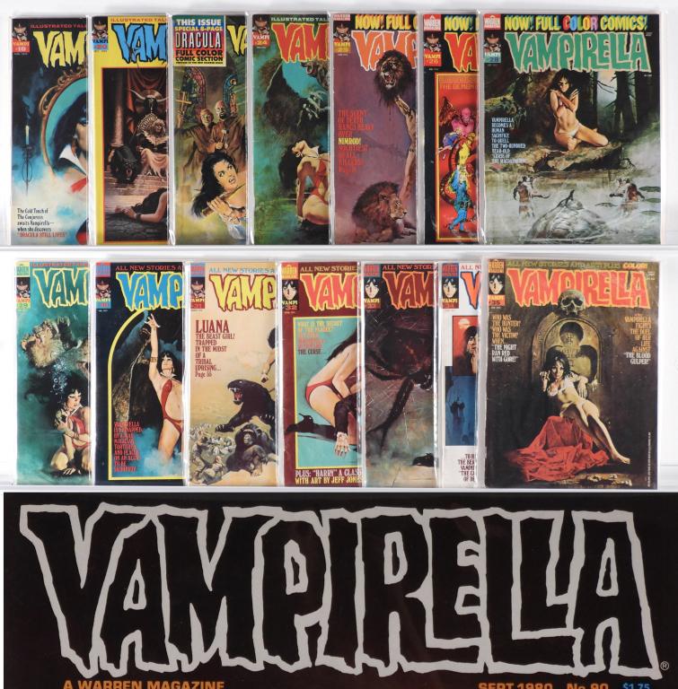 68PC Warren Publishing Vampirella #18-#91 Group (1 of 8)