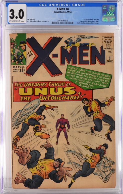 Marvel Comics X-Men #8 CGC 3.0 (1 of 2)
