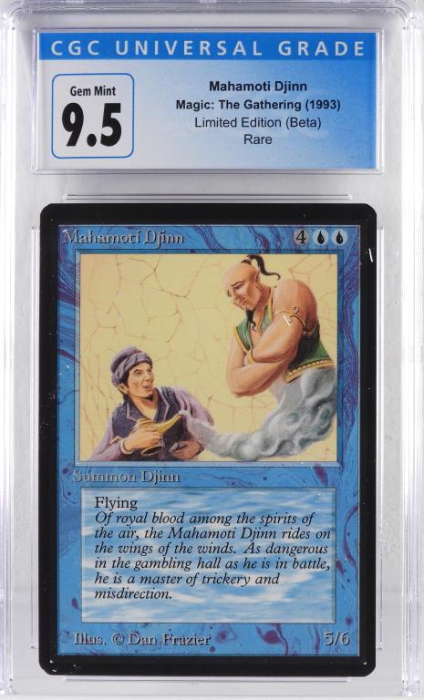 Magic The Gathering Beta Mahamoti Djinn CGC 9.5 (1 of 2)