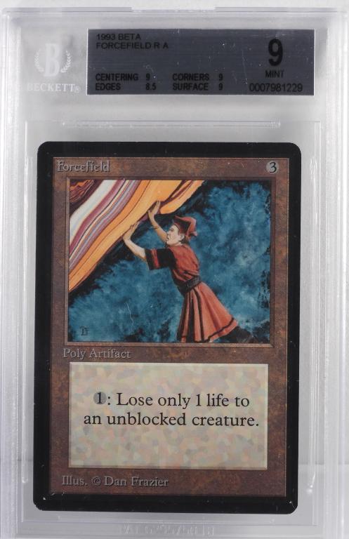 1993 Magic The Gathering Beta Forcefield BGS 9 (1 of 2)