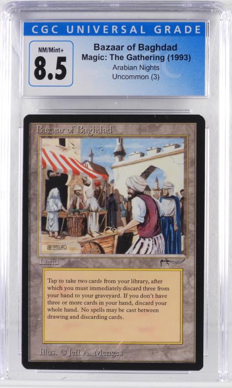 1993 MTG Arabian Nights Bazaar of Baghdad CGC 8.5 (1 of 2)