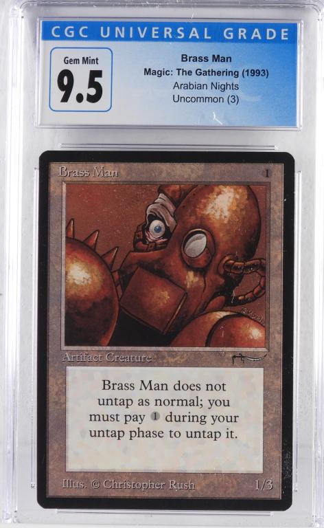 1993 MTG Arabian Nights Brass Man CGC 9.5 (1 of 2)