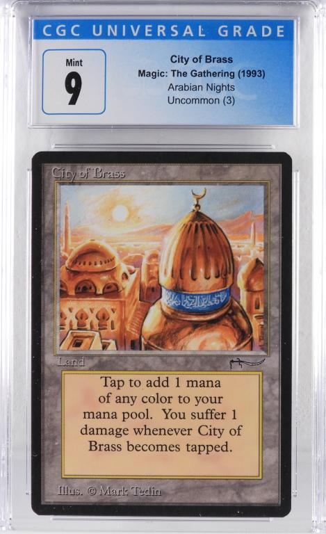 1993 MTG Arabian Nights City of Brass CGC 9 (1 of 2)