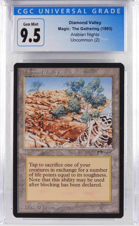 1993 MTG Arabian Nights Diamond Valley CGC 9.5 (1 of 2)