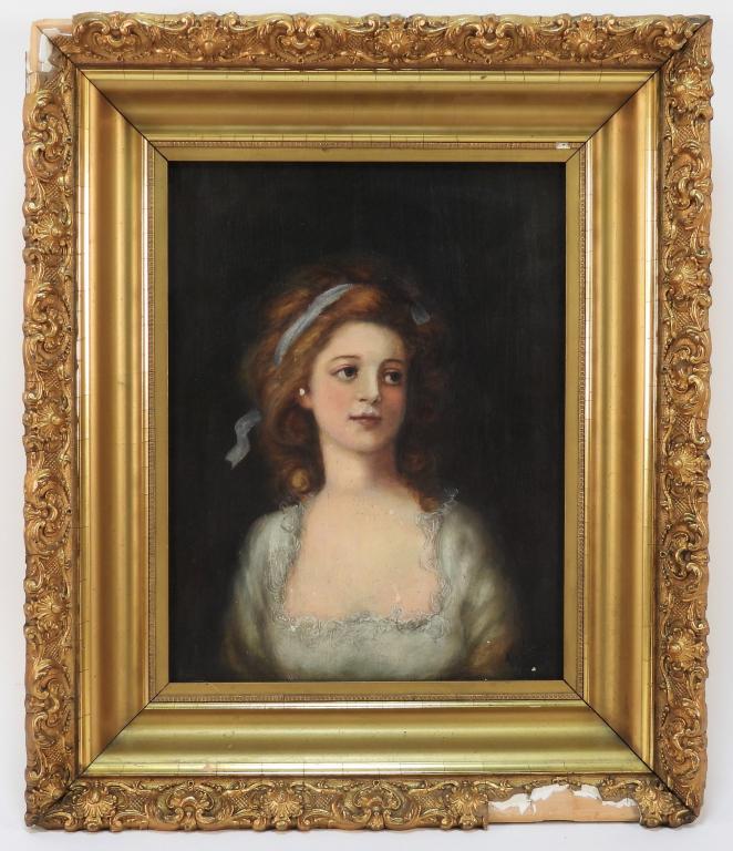 Arthur Hacker Portrait of a Young Woman Painting (1 of 5)