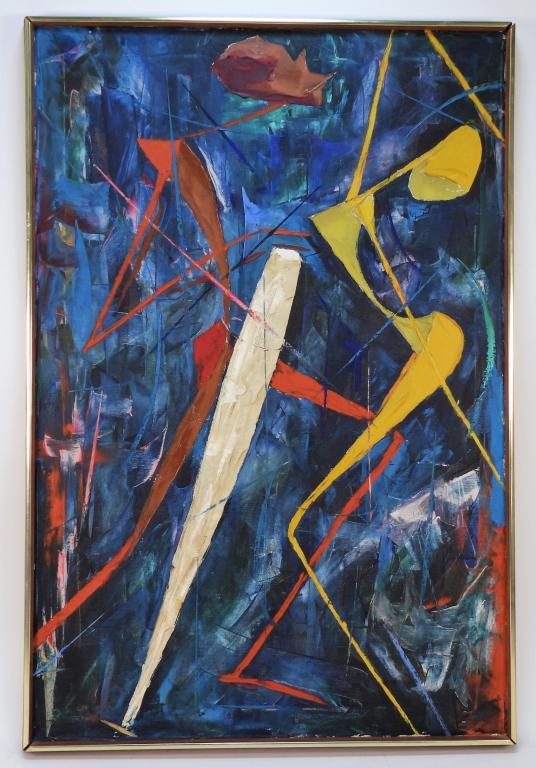 Jean Luvweza Abstract Musician Painting (1 of 6)