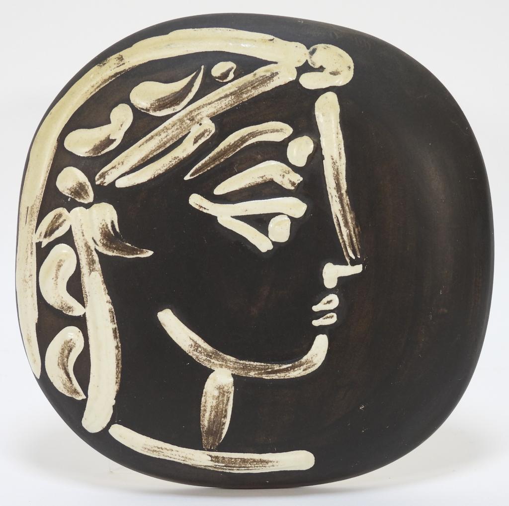 Pablo Picasso Madoura Ceramic Face Plaque (1 of 4)