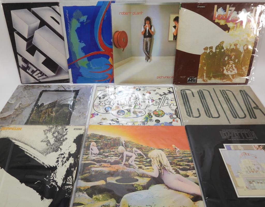 10PC Led Zeppelin Plant Vinyl Record Collection (1 of 3)