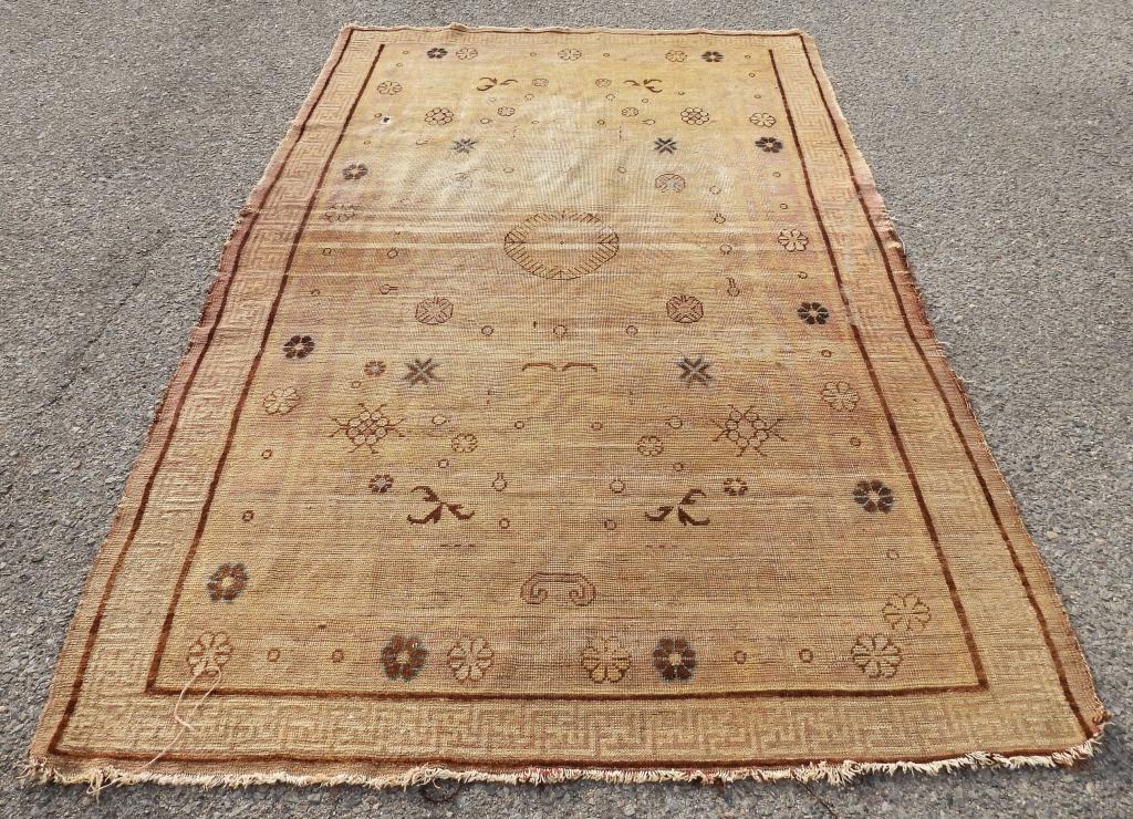 Khotan Antique Chinese Rug (1 of 4)