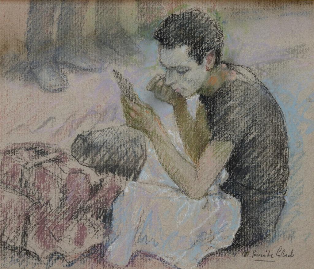 Antonio Gonzales Collado Pastel Figure Drawing (1 of 5)