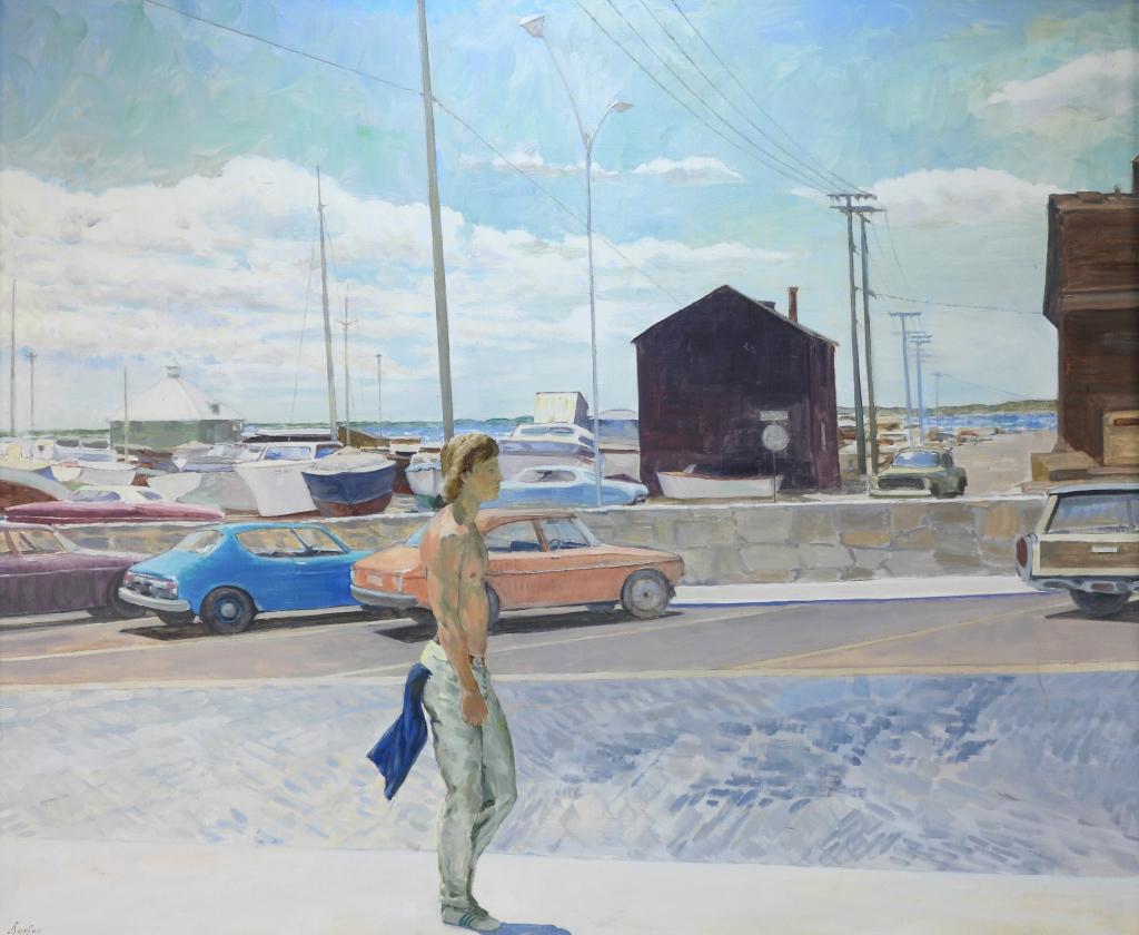 Hazard Durfee RI Narragansett Ocean Drive Painting (1 of 11)