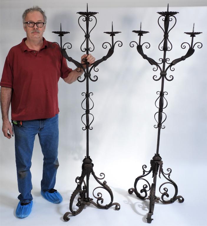 PR 19C American Wrought Iron Prickets (1 of 10)