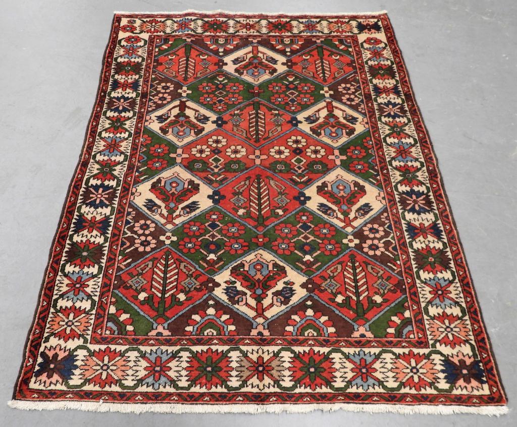 Persian Bakhtiari Garden Design Rug (1 of 9)