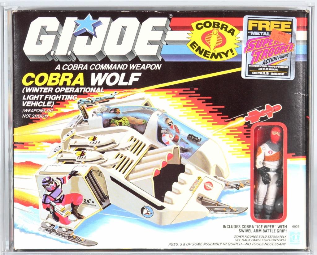 1987 Hasbro GI Joe ARAH Cobra WOLF Sealed CAS 80 (1 of 4)