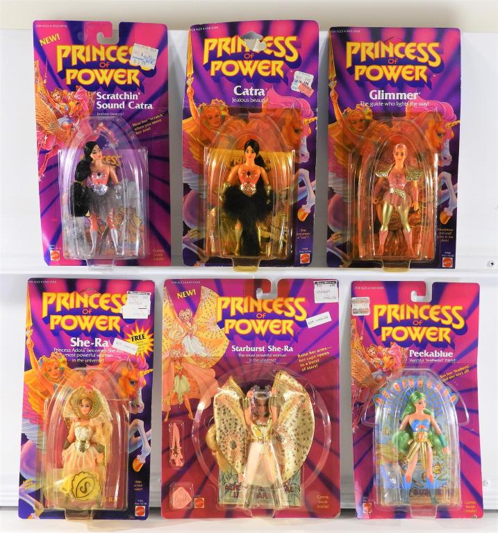 6PC Mattel She-Ra Princess of Power MOSC Group (1 of 6)