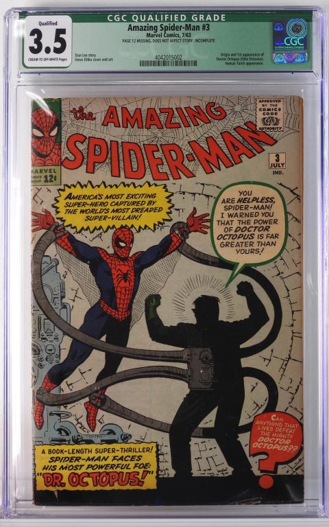 Marvel Comics Amazing Spider-Man #3 CGC 3.5 (1 of 2)