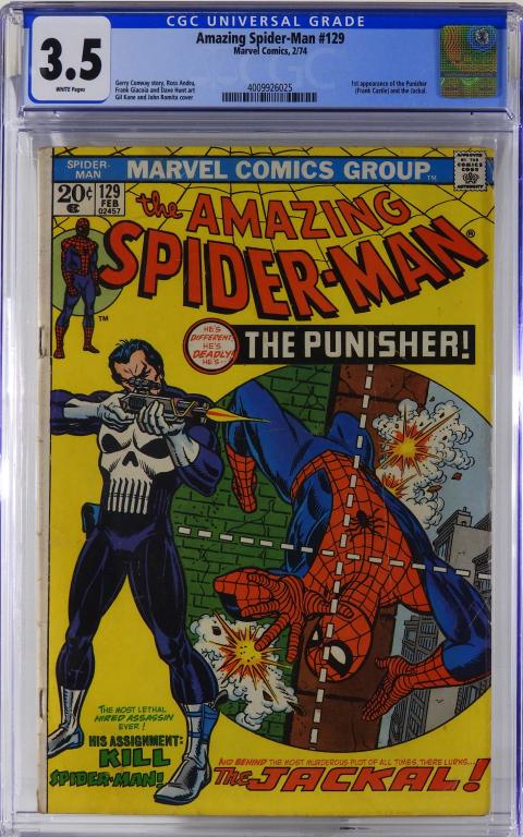 Marvel Comics Amazing Spider-Man #129 CGC 3.5 (1 of 2)