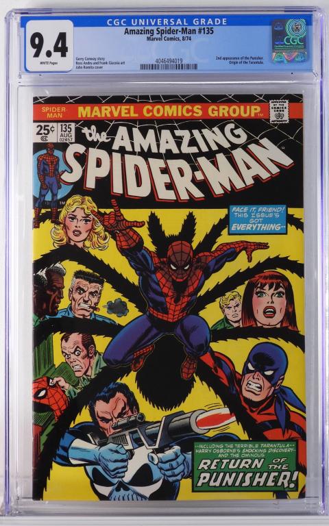 Marvel Comics Amazing Spider-Man #135 CGC 9.4 (1 of 2)