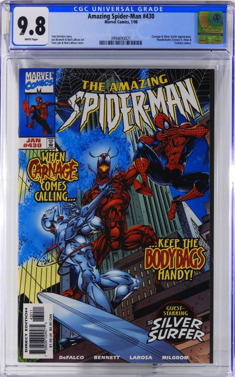Marvel Comics Amazing Spider-Man #430 CGC 9.8 (1 of 2)