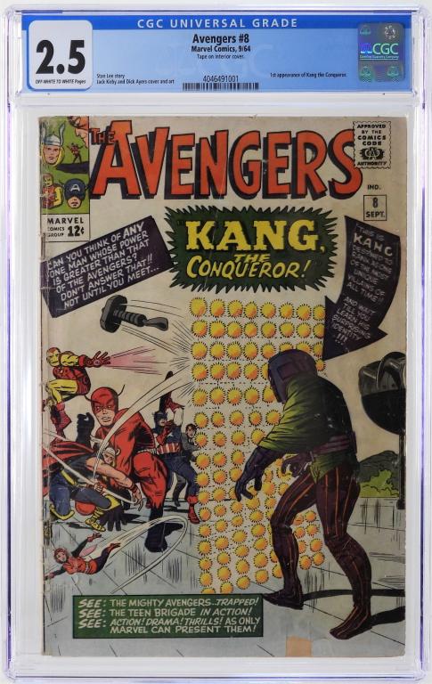 Marvel Comics Avengers #8 CGC 2.5 (1 of 2)