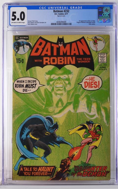 DC Comics Batman #232 CGC 5.0 (1 of 2)