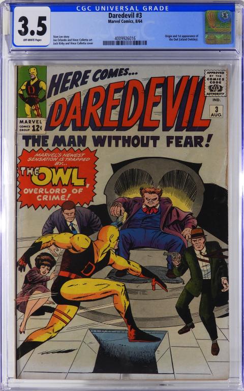 Marvel Comics Daredevil #3 CGC 3.5 (1 of 2)