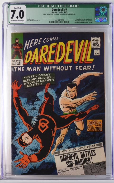 Marvel Comics Daredevil #7 CGC 7.0 (1 of 2)