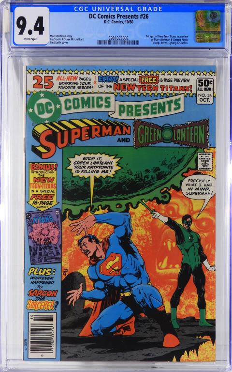 DC Comics DC Comics Presents #26 CGC 9.4 Newsstand (1 of 2)