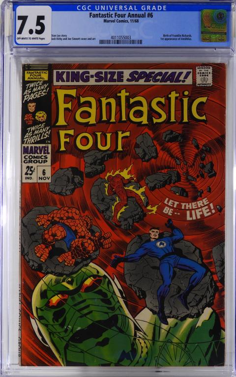 Marvel Comics Fantastic Four Annual #6 CGC 7.5 (1 of 2)