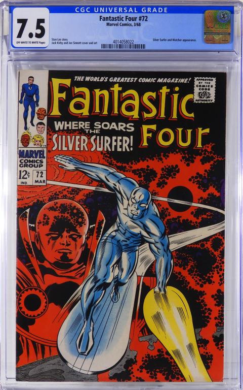 Marvel Comics Fantastic Four #72 CGC 7.5 (1 of 2)