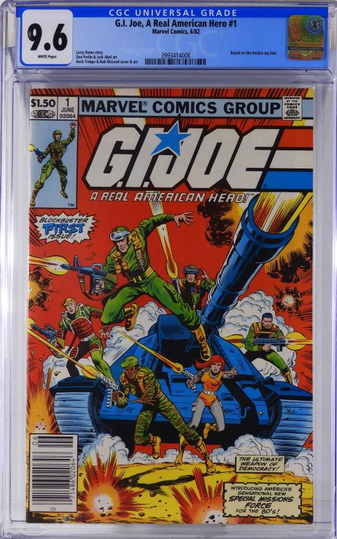 Marvel Comics GI Joe ARAH #1 CGC 9.6 Newsstand (1 of 2)