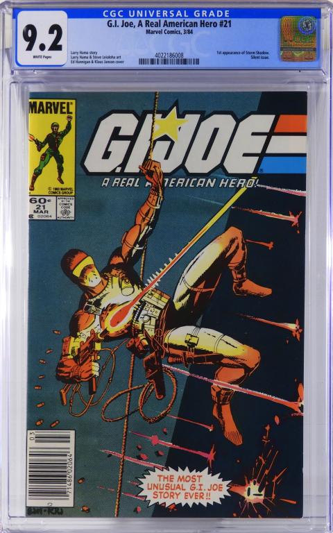 Marvel Comics GI Joe ARAH #21 CGC 9.2 Newsstand (1 of 2)