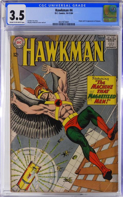 DC Comics Hawkman #4 CGC 3.5 (1 of 2)