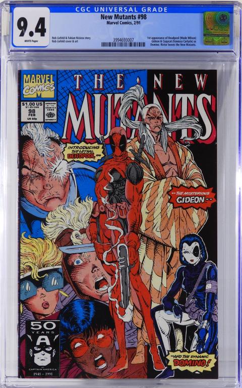 Marvel Comics New Mutants #98 CGC 9.4 (1 of 2)