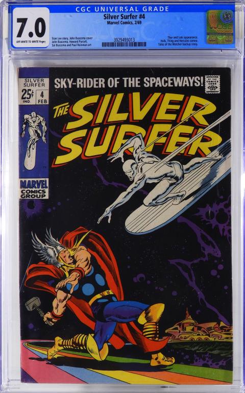 Marvel Comics Silver Surfer #4 CGC 7.0 (1 of 2)