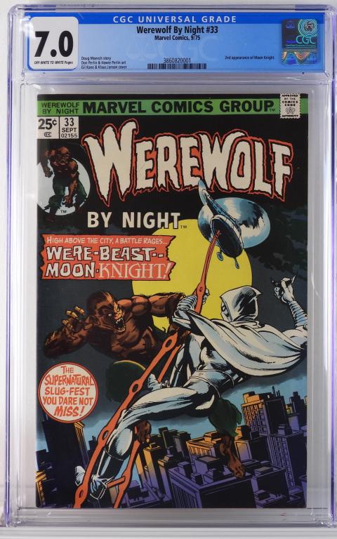 Marvel Comics Werewolf By Night #33 CGC 7.0 (1 of 2)