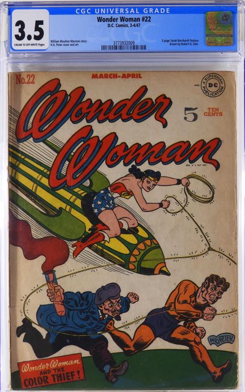 DC Comics Wonder Woman #22 CGC 3.5 (1 of 2)