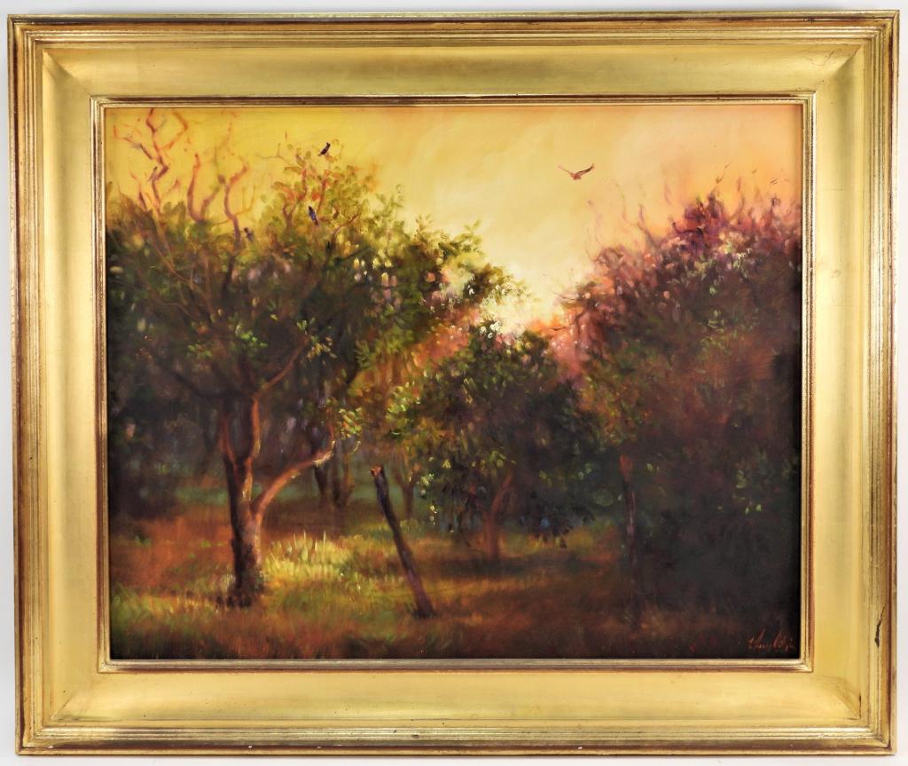 Teri Gilfilen Apple Orchard Landscape Painting (1 of 9)