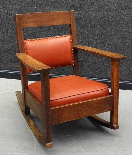 Limbert Mission Oak Rocking Chair
