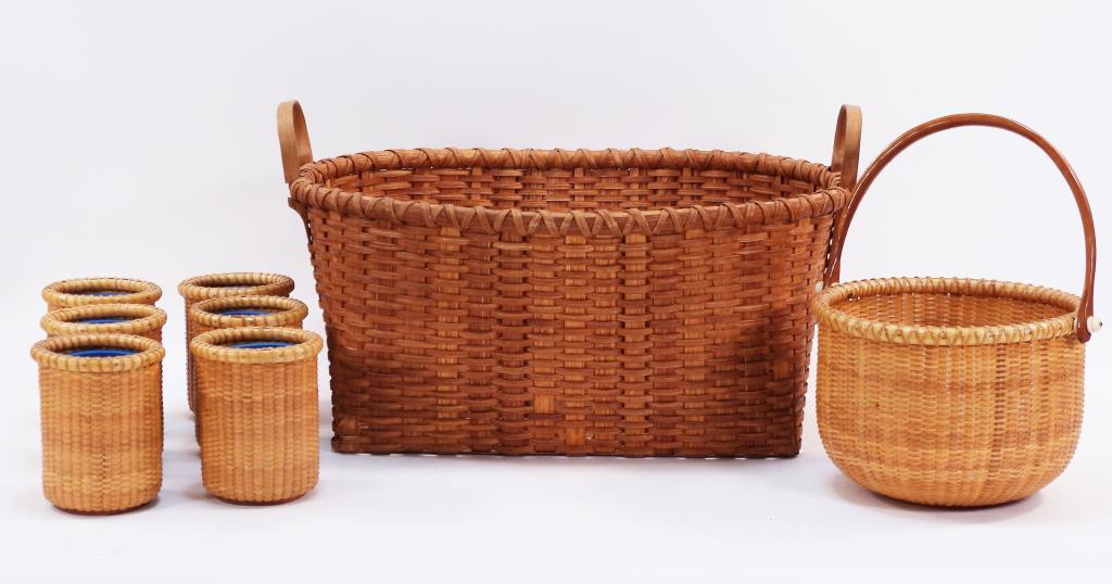 8PC Nantucket Style Basket Group (1 of 9)