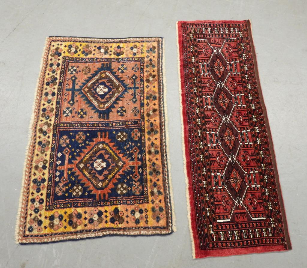 2PC Turkmen & Kurdish Bag Face Rugs (1 of 9)