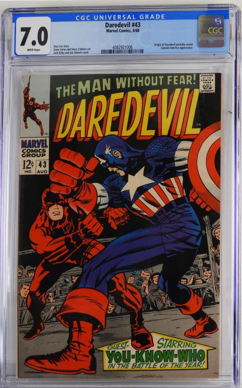 Marvel Comics Daredevil #43 CGC 7.0 (1 of 2)