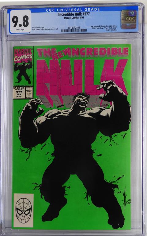 Marvel Comics Incredible Hulk #377 CGC 9.8 (1 of 2)