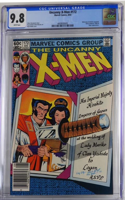 Marvel Comics Uncanny X-Men #172 CGC 9.8 Newsstand (1 of 2)