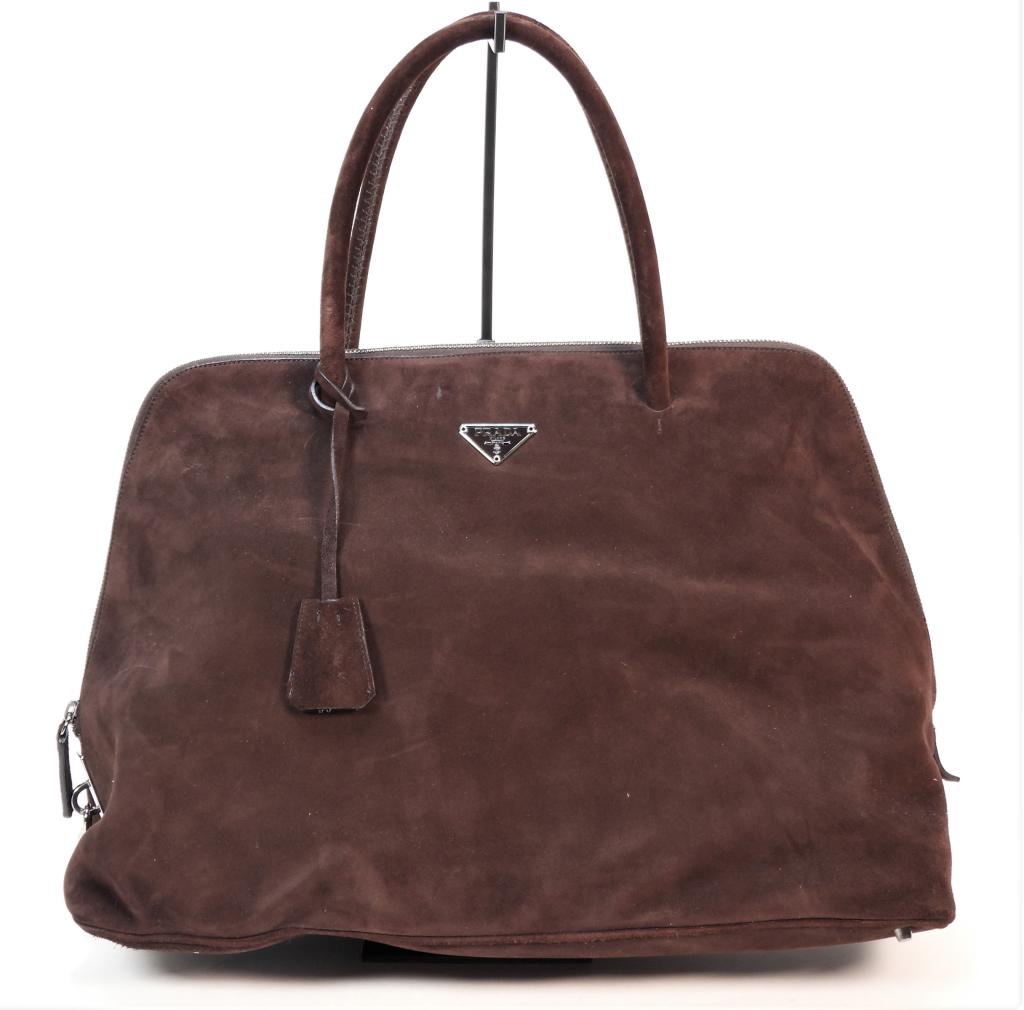 Prada Scamosciato Tra Suede Bag Purse (1 of 8)