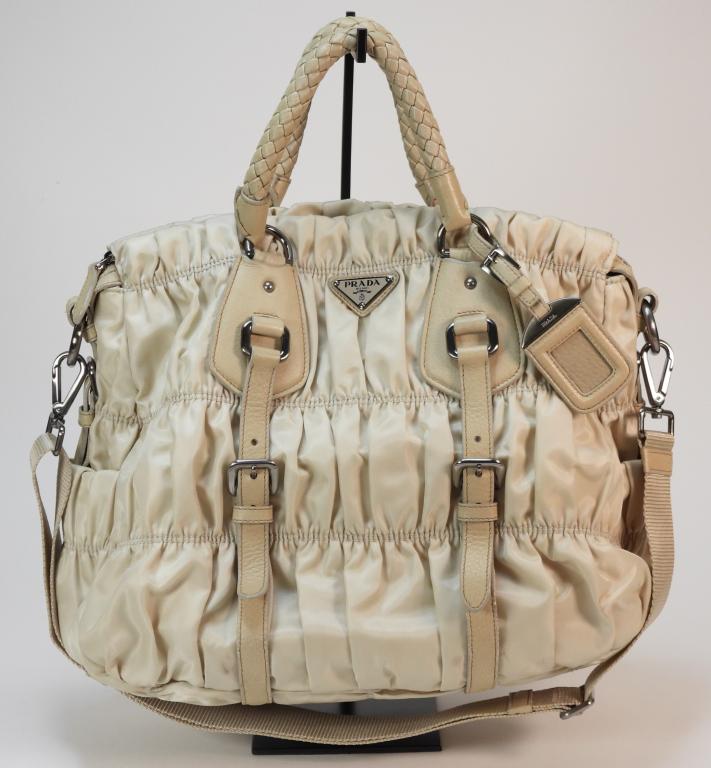 Prada Tessuto Gaufre Lavanda Tote Bag (1 of 6)